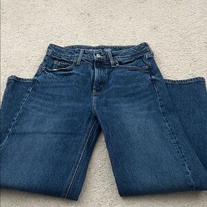 Old Navy Dark Blue Straight Leg Jeans